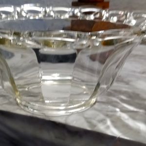 vintage glass bowl
